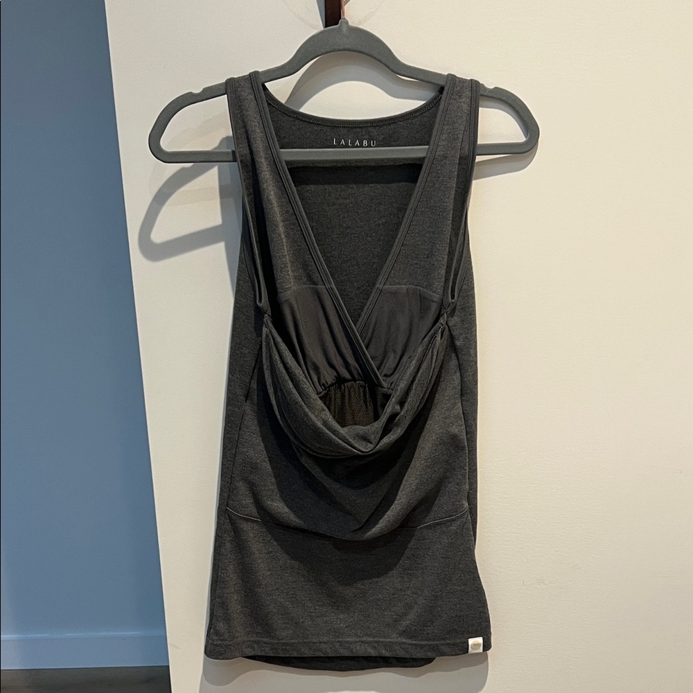 Women's Grey Lalabu Baby Wearing Shirt size Medium